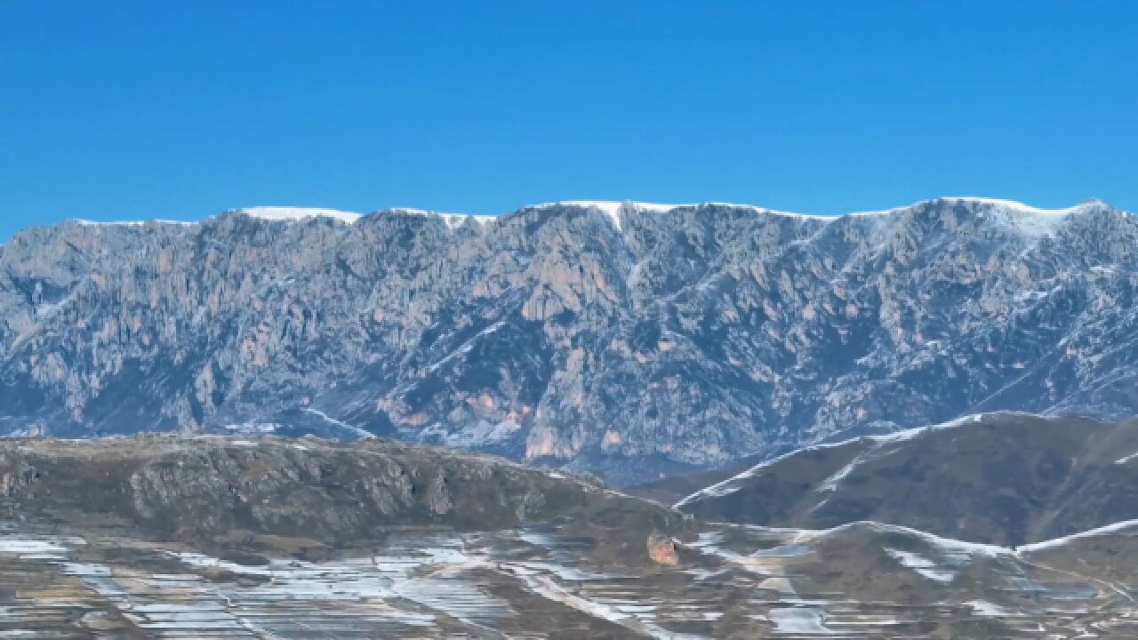 大气恢弘!甘肃定西林海雪原展画卷