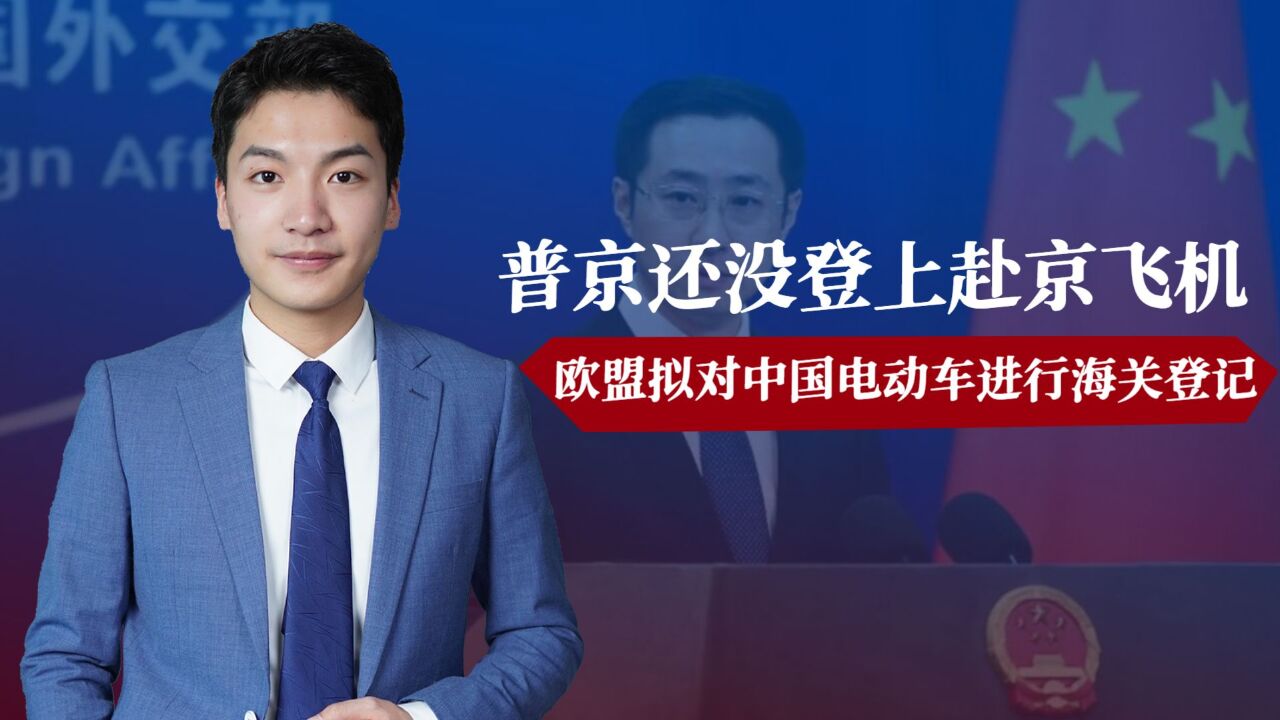 普京还没登上赴京飞机,欧盟拟对中国电动车进行海关登记