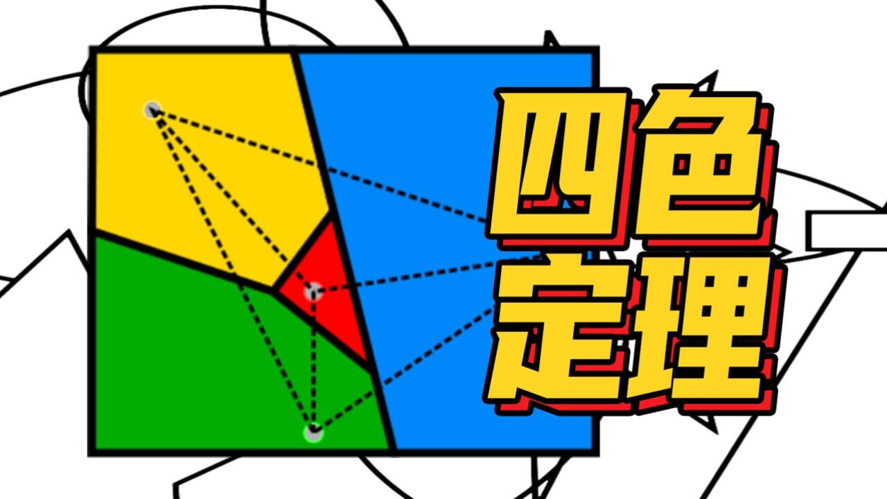 【四色问题】给地图上色成了世界难题?这一次人类输给了计算机