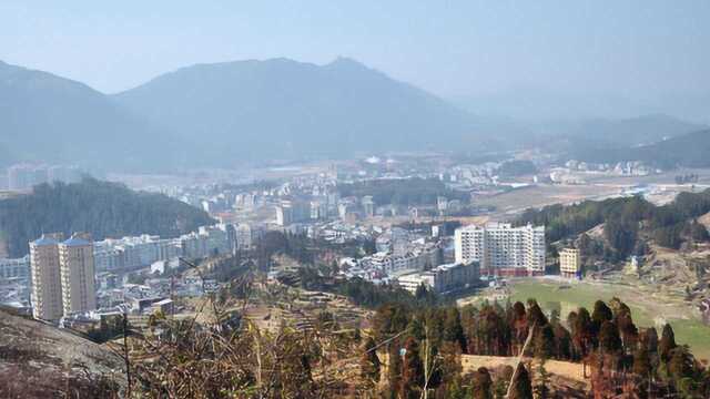 地图里看区域发展,福建省周宁县城市建设进程