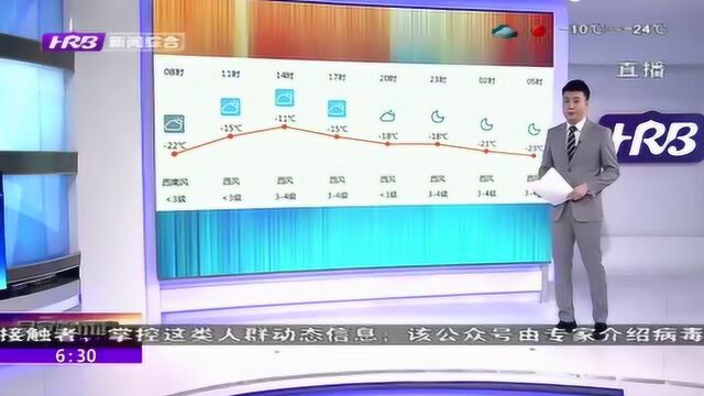 哈尔滨将迎来新一轮降雪!24日最低温达29℃,3日将有阵雪出现