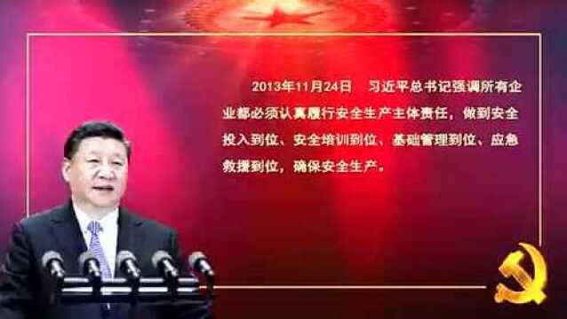 学习关于安全生产重要论述