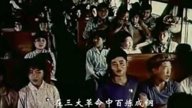 70年代革命知识青年之歌《高举革命的战旗》!