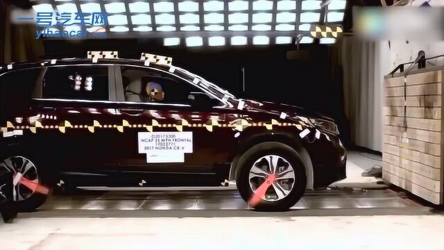 2017款,本田,CRV,美国NHTSA碰撞机构,全面测试