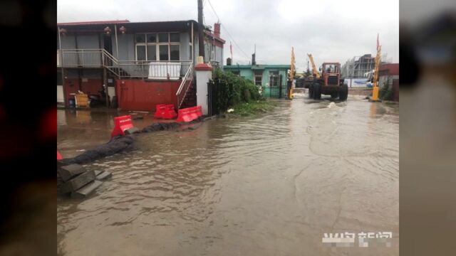 现场直击!青岛城阳突降暴雨 道路工厂被淹交通受阻