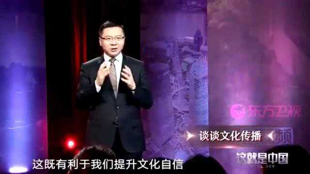 张维为:从开发高铁的文化意义的角度进行中国文化的传播