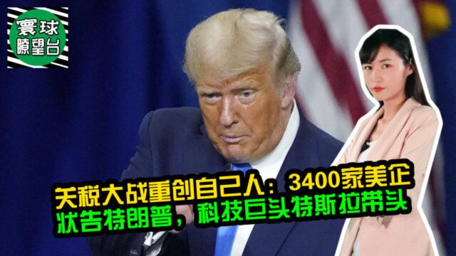 关税大战重创自己人:3400家美企状告特朗普,科技巨头特斯拉带头