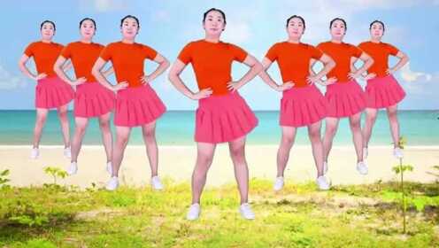 情歌广场舞《最美的情缘》，舞步动感时尚，好听又好看