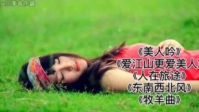 《美人吟》《爱江山更爱美人》《人在旅途》《东南西北风》《牧羊曲》