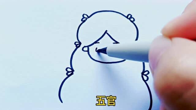 超简单的女孩画法