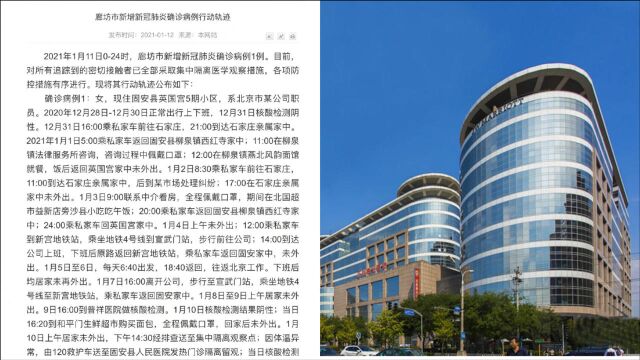 北京一公司员工未上报石家庄行程,被确诊后95人成密接者,官方:算瞒报