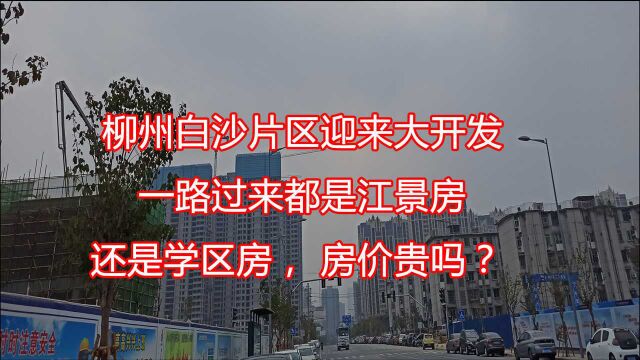 广西柳州这区域开发得真快,一栋栋江景房,有人买了吗?房价贵吗