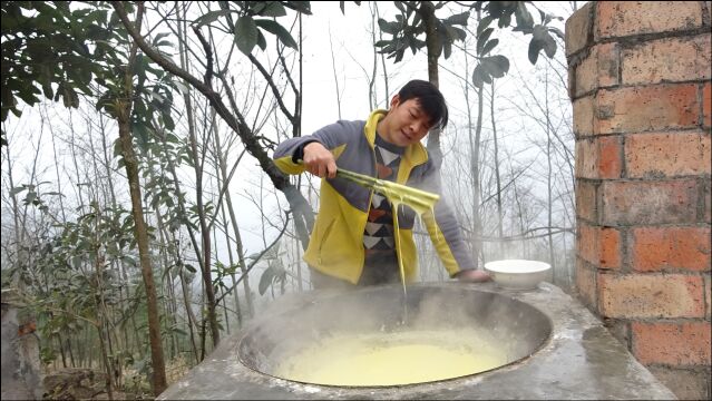 四川农村手工玉米凉粉的做法,只需记住这两点,自己在家就能做