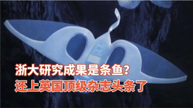 鱼带来的灵感,浙大团队成功“打卡”万米深海,登上《自然》杂志