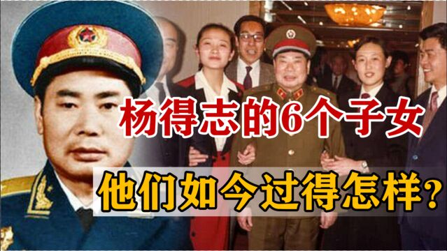 开国上将杨得志83岁逝世后,留下了6个子女,他们如今过得如何?