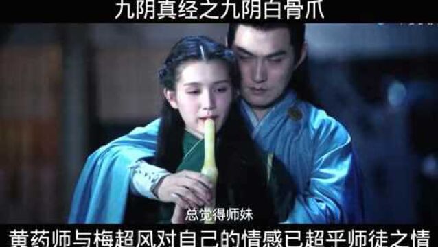 九阴真经之九阴白骨爪,黄药师与梅超风对自己的情感已超乎师徒之情