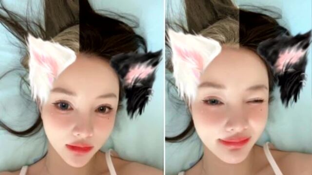 李小璐穿吊带录视频 秀精致锁骨皮肤粉嫩似少女