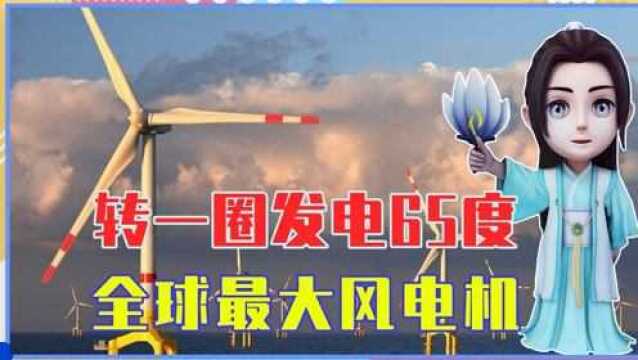 转一圈发电65度,全球最大风电机,中国造!轻松抵御超强台风袭击