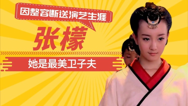 张檬:她是最美卫子夫,因整容断送演艺生涯,如今的她怎么样了#娱乐现场打卡计划#