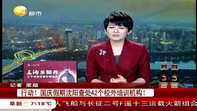 行动!国庆假期沈阳查处42个校外培训机构