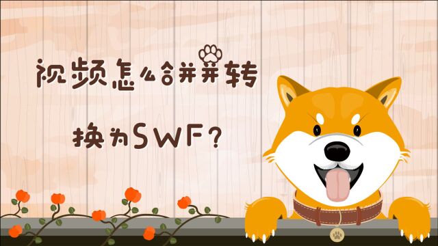 视频怎么合并并转换为SWF?