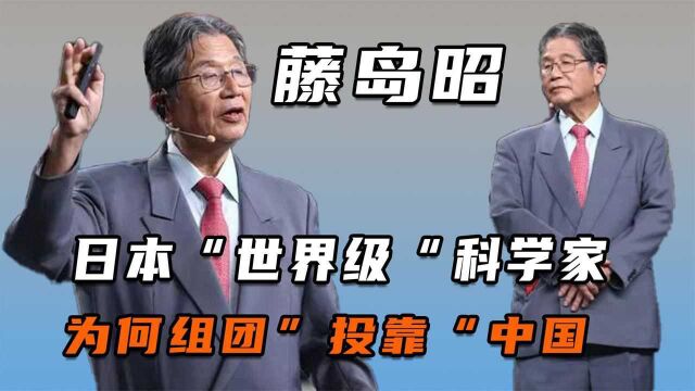 日本顶尖科学家,藤岛昭教授组团来到我国,日本究竟干了什么?