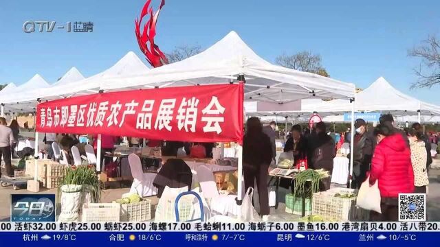 青岛:“即墨”味道亮相李沧文化公园,绿色产品丰富市民菜篮子!