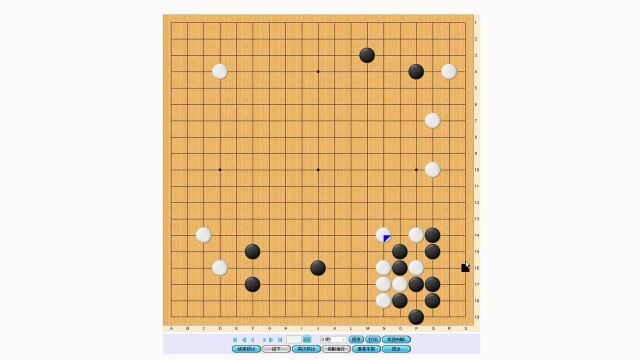 围棋:对付小林流一法,思路很通用.