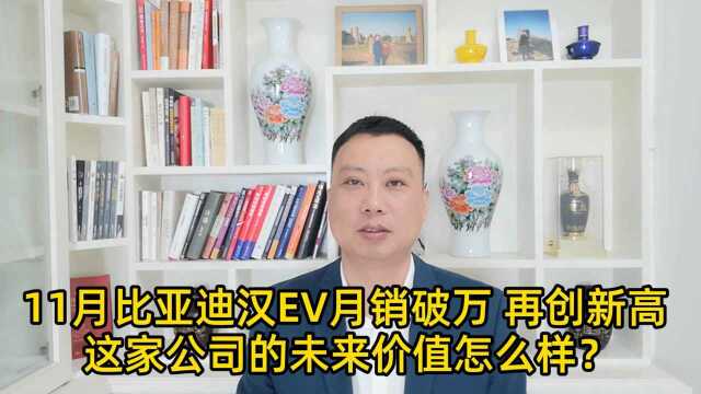 11月比亚迪汉EV月销破万,再创新高,这家公司的未来价值怎么样?