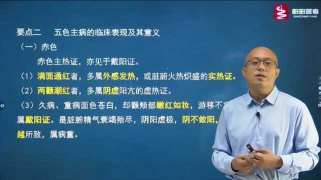 望面色要点二五色主病的临床表现及其意义