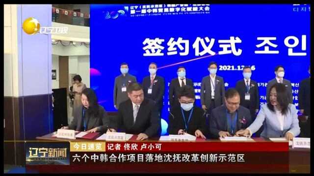 辽宁:六个中韩合作项目落地沈抚改革创新示范区