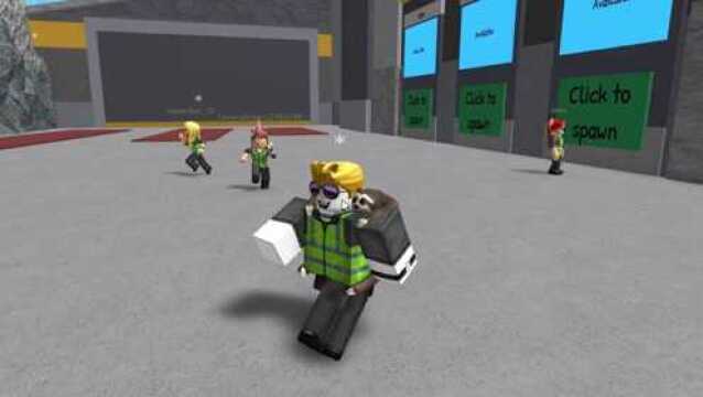 Roblox罗布乐思阿火解说556期:滑稽工厂跑酷,遇到好多奇怪的人