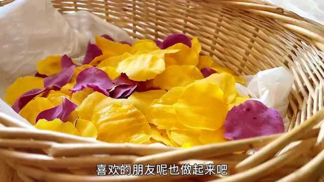 2分钟教你在家做薯片,不用油炸无添加,酥脆又好吃