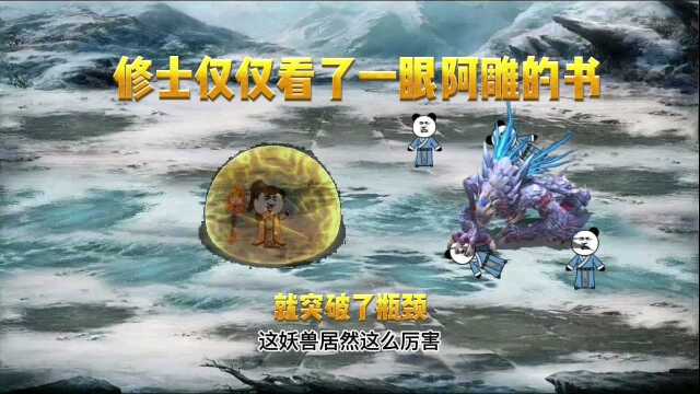 大武师仅仅看了一眼阿雕的书,竟然突破到武王!