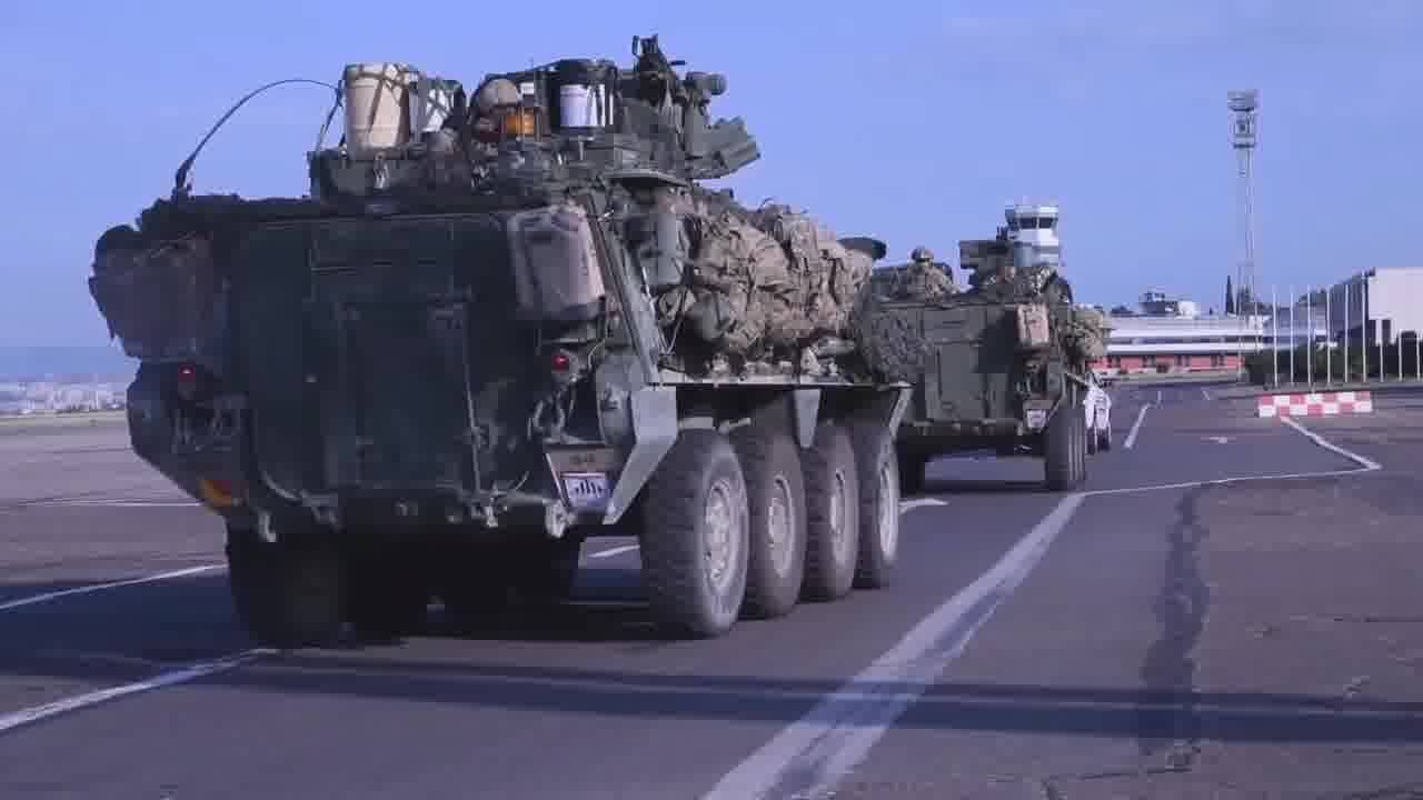 美国陆军的史崔克装甲车