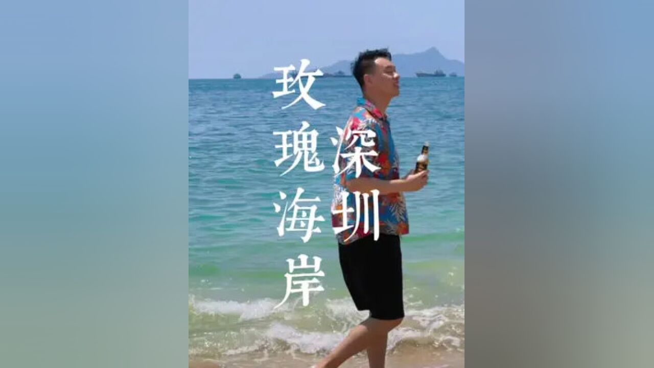 出来玩啊,反正也赚不到钱,夏天来了,来海边露营野餐,一起喝酒,太舒服了#深圳 #深圳攻略 #扬子集团黑枸杞啤酒 #深圳黑枸杞啤酒