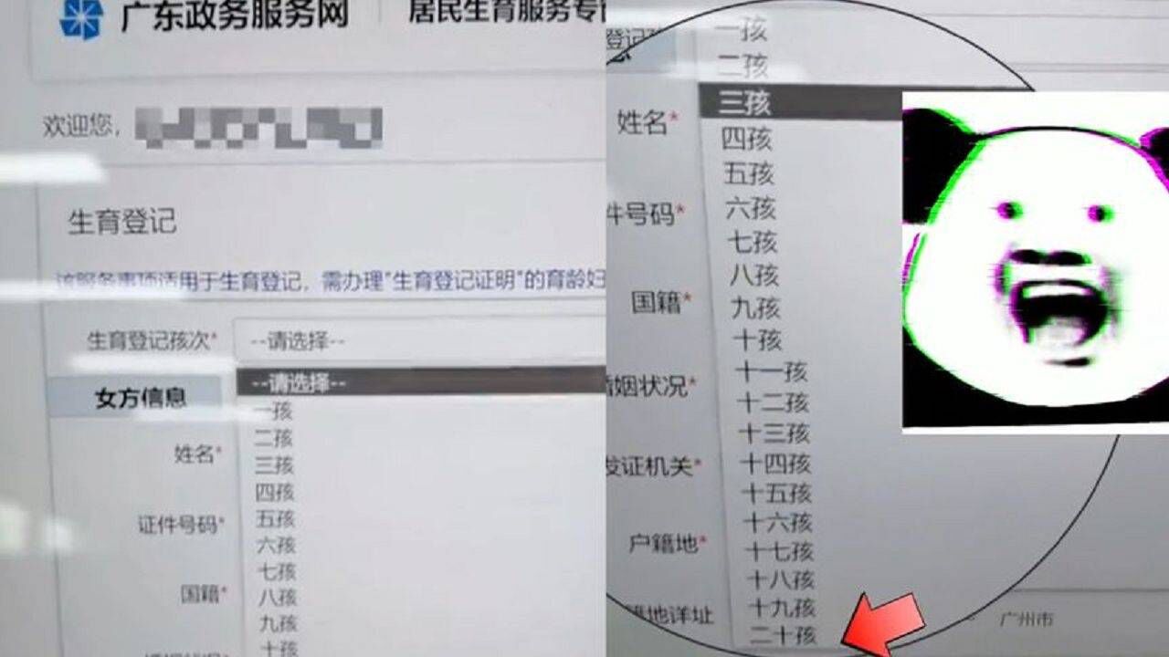 广东办理生育登记可选“二十孩”,网友:老了要带400个孙子