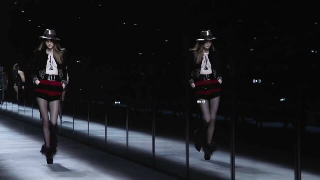 法国奢侈品牌Saint Laurent(圣罗兰)2019FW女士时装秀