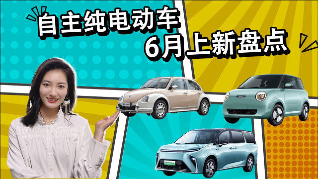 买车的再等等,这几款自主纯电动车将在6月份上市!