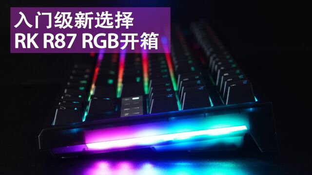 入门级新选择!RK R87 RGB机械键盘开箱 