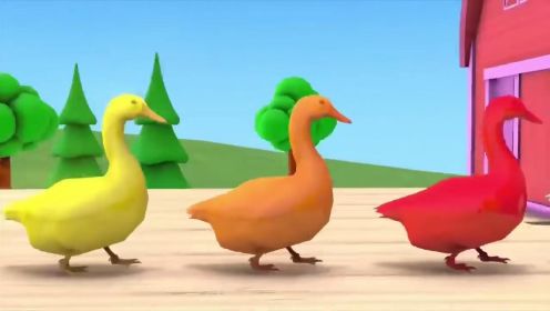 幼儿早教系列：一起来认识动物学习不同的颜色！