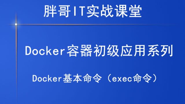 Docker基本命令(exec命令)下2