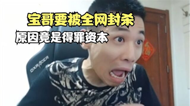 宝哥要被全网封杀,运营竟是得罪资本