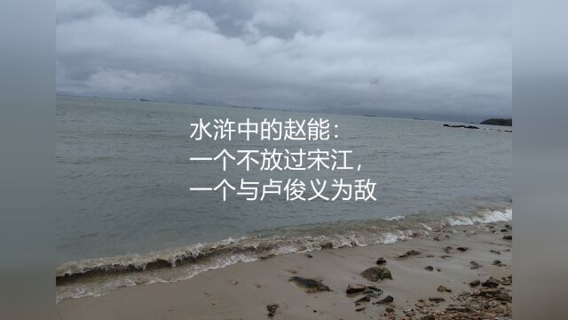 水浒中的赵能:一个不放过宋江,一个与卢俊义为敌