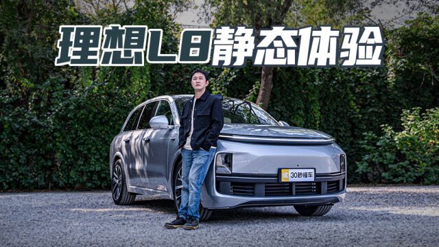 40万内最强SUV?配魔毯悬架 空间智能双响炮 理想L8定义豪华大三居