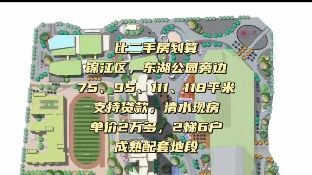 东湖公园刚需住宅几套