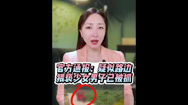 官方通报来了,路边猥亵少女的男子已被抓.网友:物理Y割!