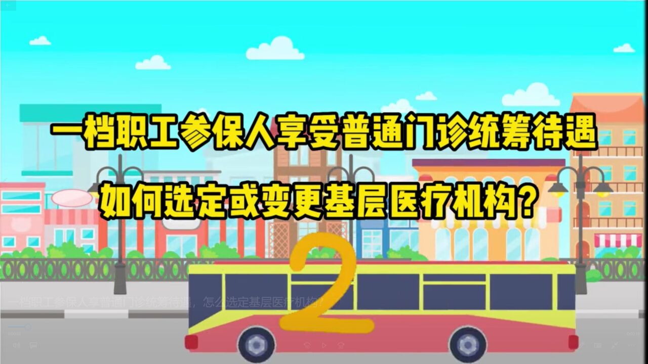 一档职工参保人享普通门诊统筹待遇,怎么选定基层医疗机构?