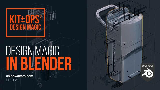 Blender插件硬表面快速3D建模 Design Magic V1.0.2