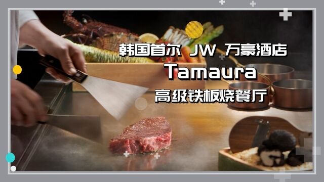 韩国首尔JW万豪大酒店,高级铁板烧餐厅,Tamaura